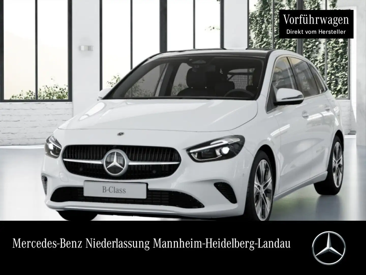Mercedes-Benz B 180 PROGRESSIVE+PANO+MULTIBEAM+KAMERA+TOTW+7G Weiß - 1