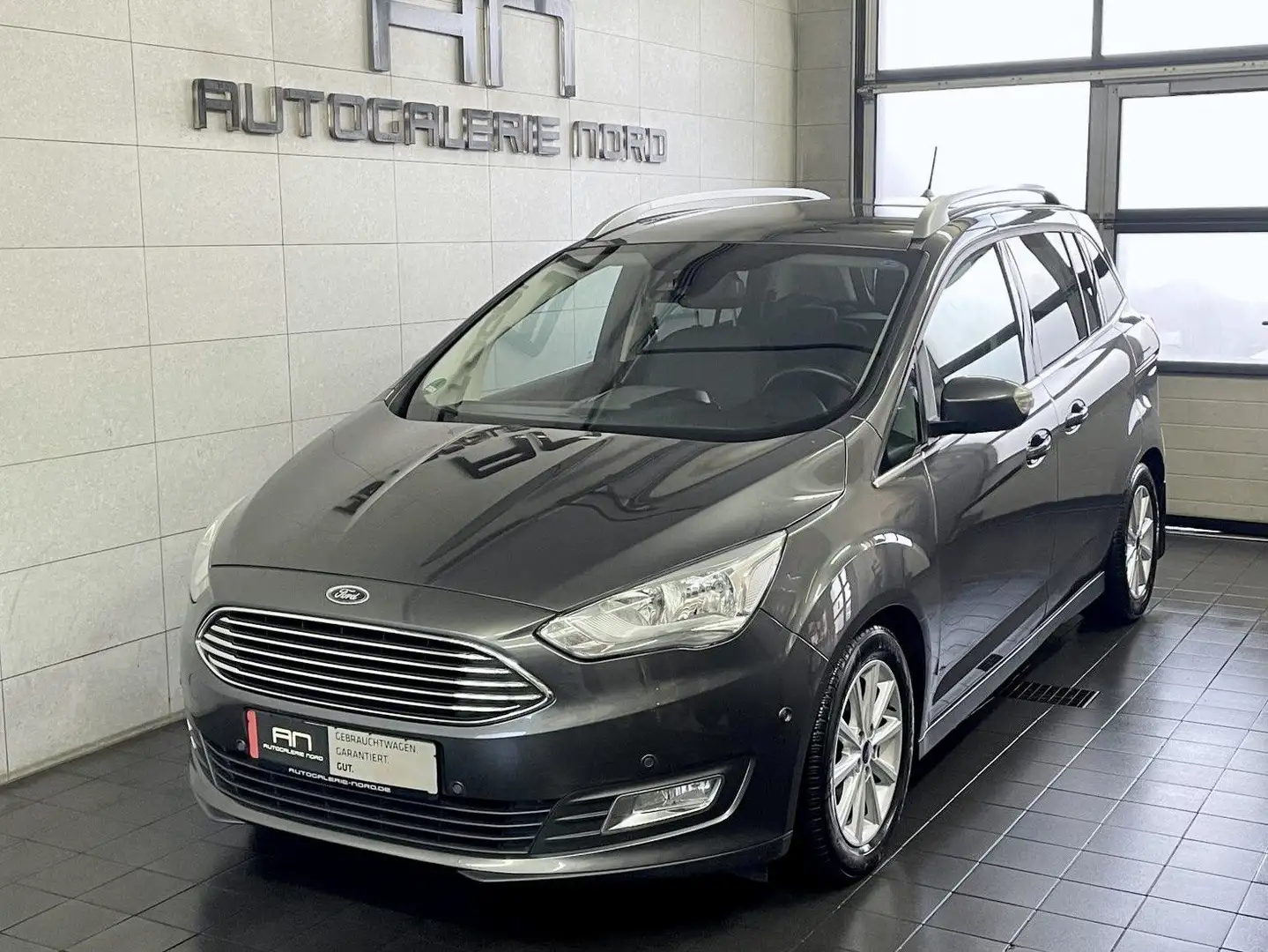 Ford Grand C-Max Titanium+APA+Navi+Rückfahrkam. Grau - 2