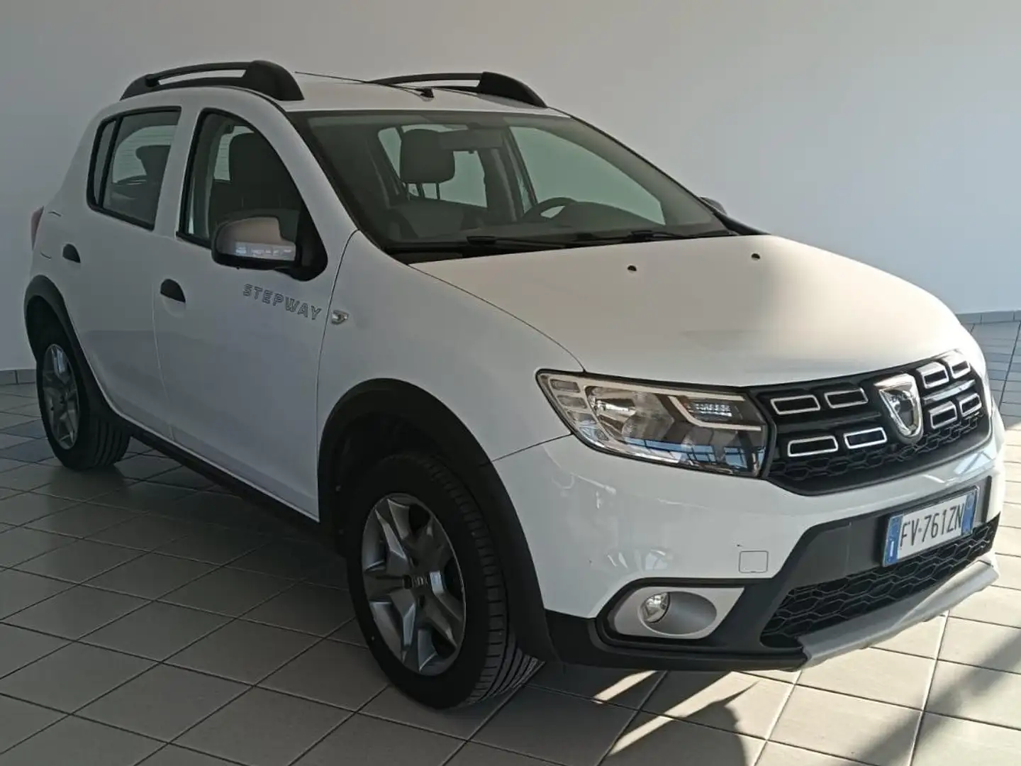 Dacia Sandero Sandero II 2017 Stepway 1.5 blue dci Comfort s Bianco - 1