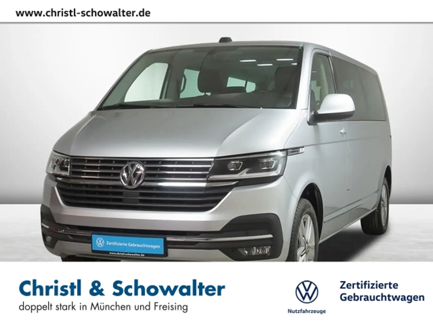 Volkswagen T6.1 Caravelle 2.0 TDI DSG LR Highline LED KLIMA Argent - 1