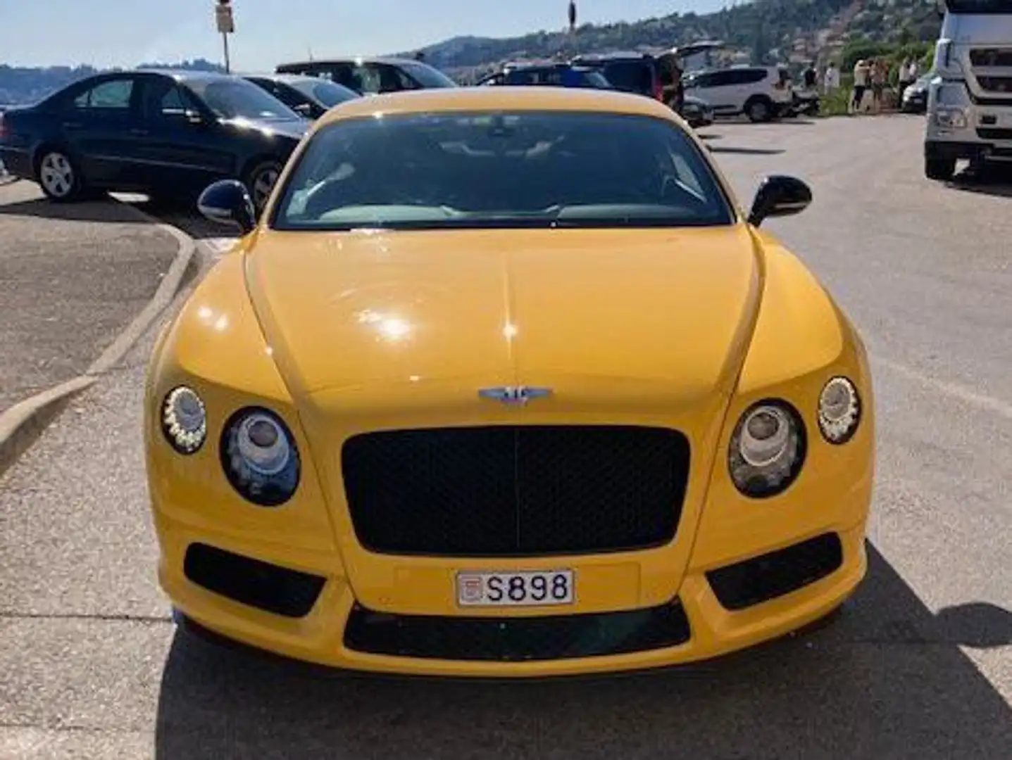 Bentley Continental GT V8S 4.0 528 ch Yellow - 1