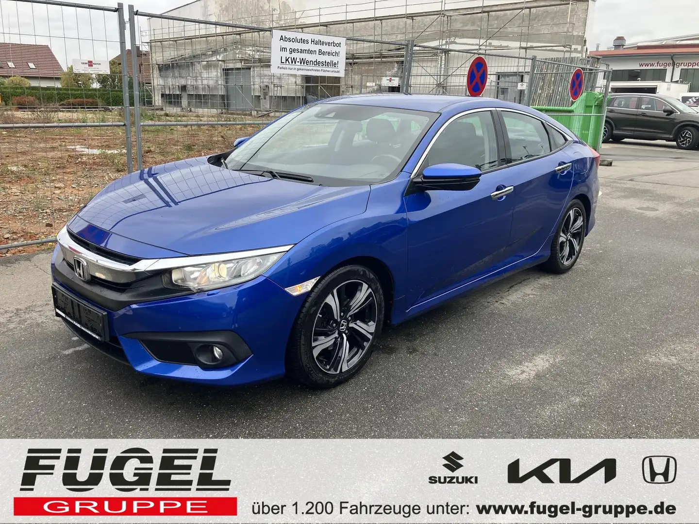 Honda Civic Limousine 1.5 VTEC Elegance CVT NAVI|SHZ|RFK Bleu - 1