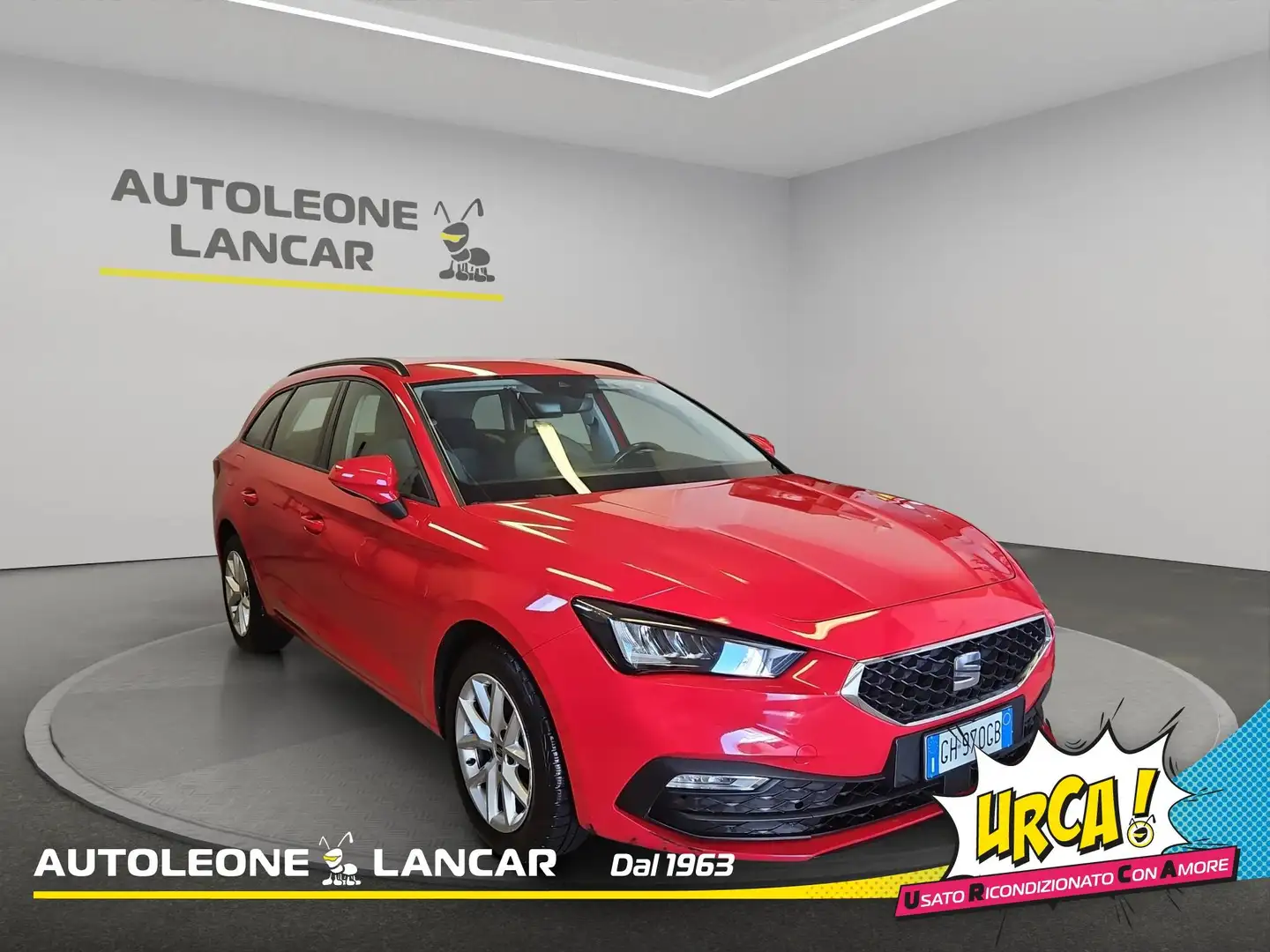 SEAT Leon Sportstourer 1.5 tgi Style 130cv MANUT. CERTIFICAT Rosso - 1
