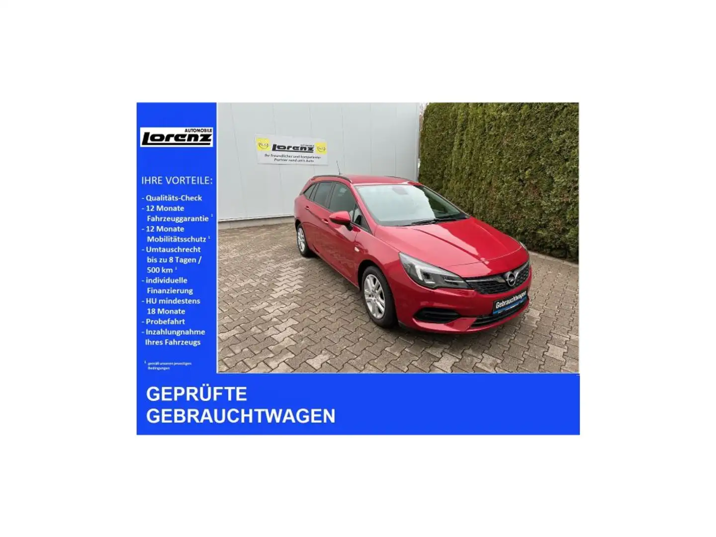 Opel Astra 1.5 D Start/Stop Sports Tourer Edition Rood - 1