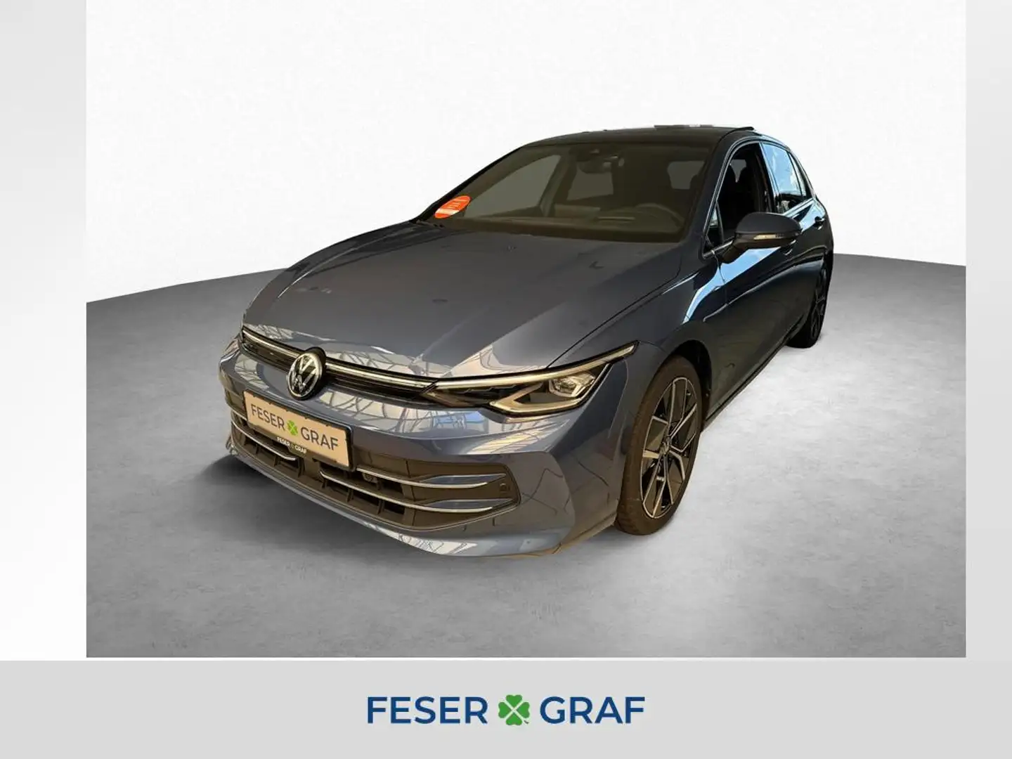 Volkswagen Golf 1.5 eTSI DSG STYLE 50J AHK DCC HUD PANO Blau - 1