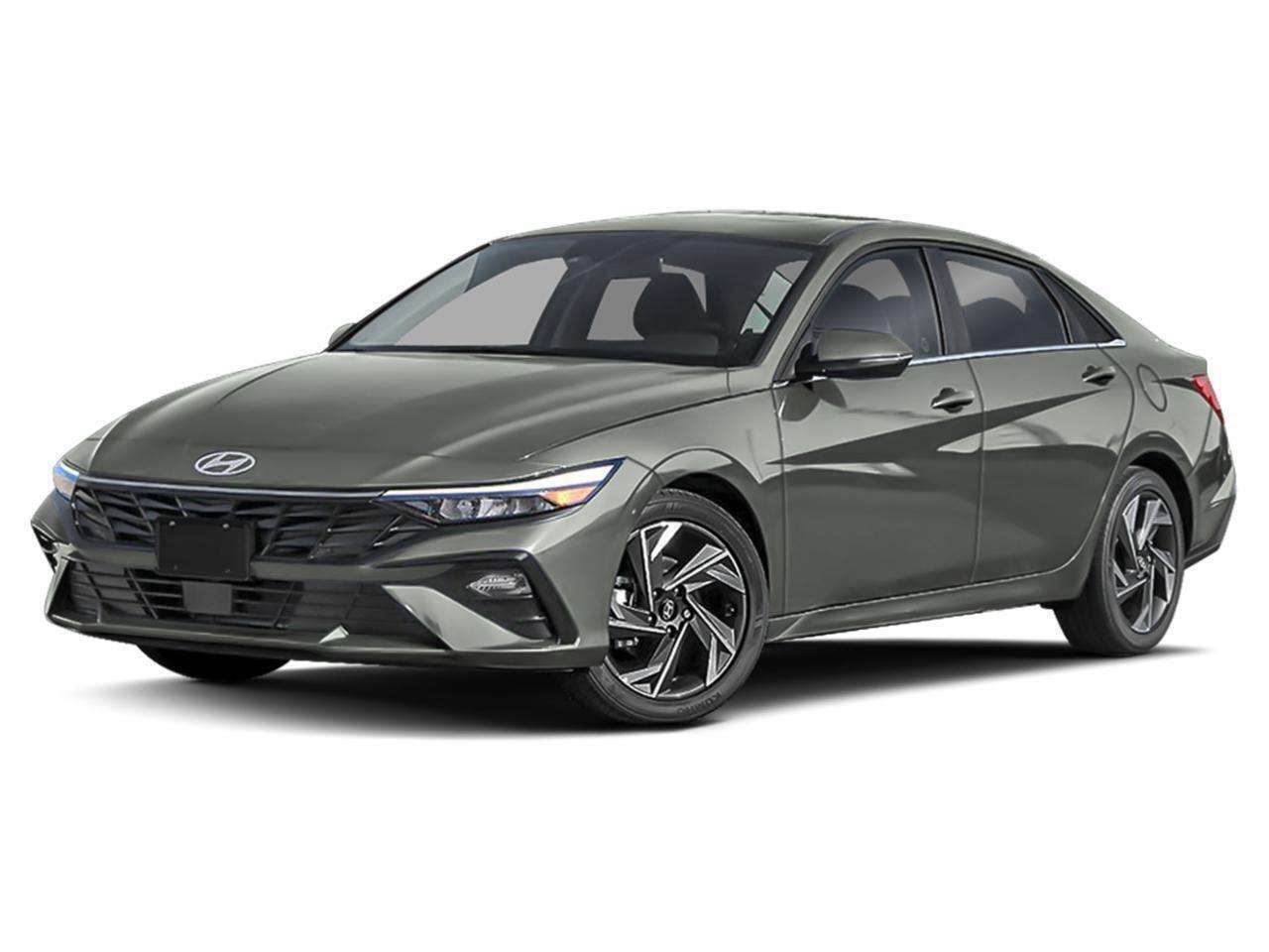 Gray 2025 Hyundai Elantra Hybrid Sedan 6-Speed Automatic