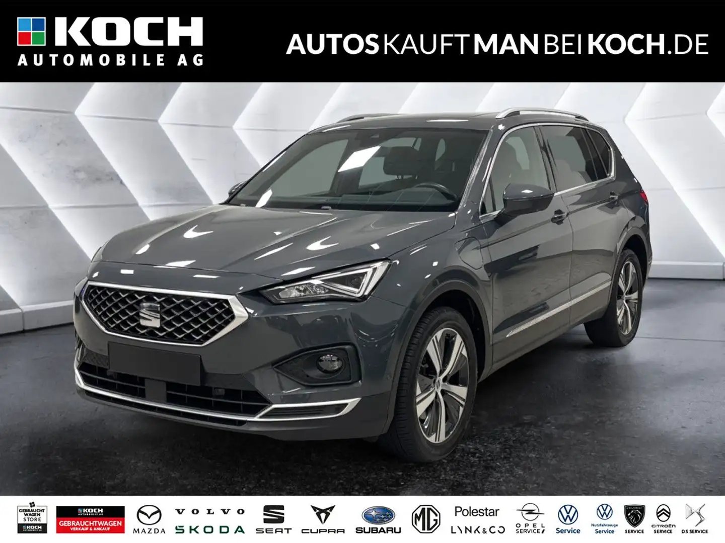 SEAT Tarraco 1.4 e-HYBRID DSG LED NAVI PANO ACC 4xSHZ Grau - 1