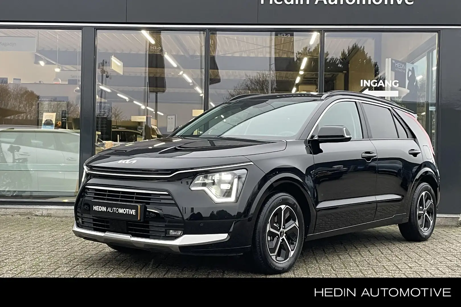 Kia Niro 1.6 GDi Hybrid DynamicPlusLine | Open dak | Adapt. Zwart - 1