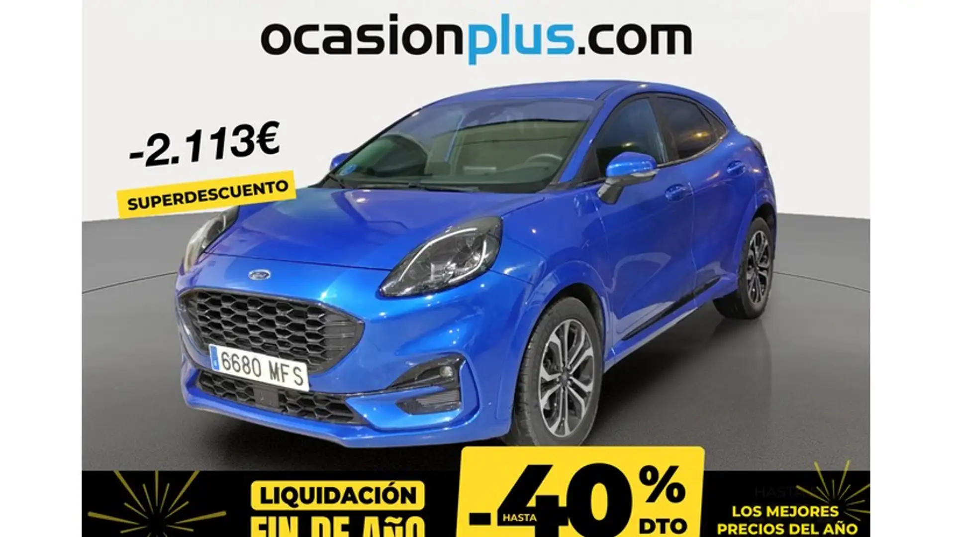 Ford Puma 1.0 EcoBoost MHEV ST-Line 125 Azul - 1