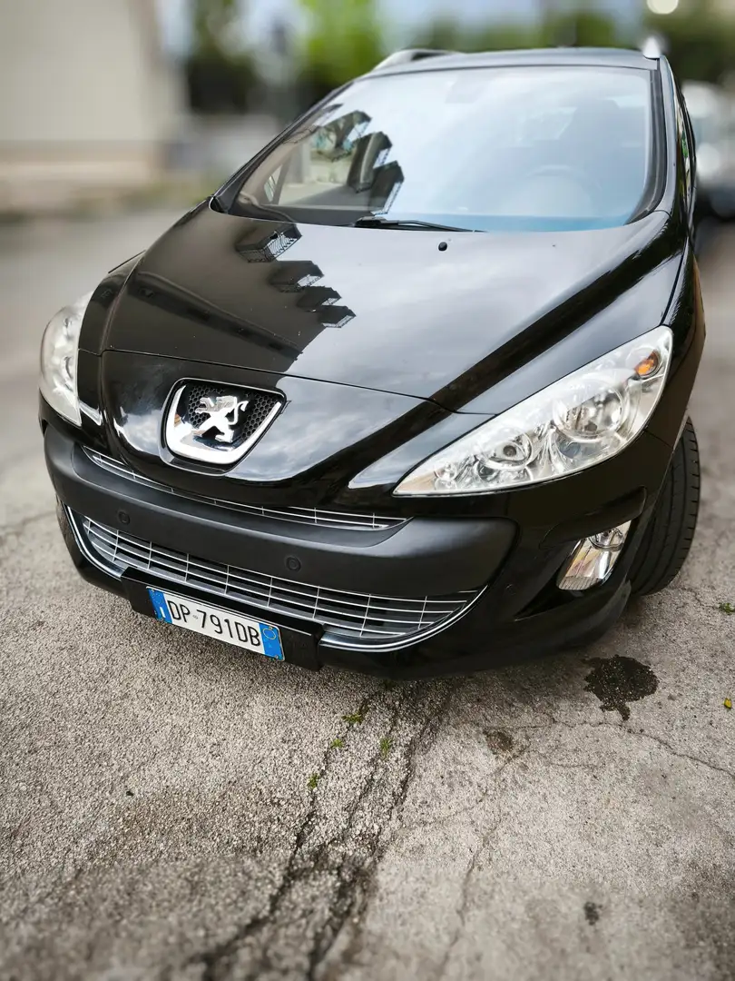 Peugeot 308 308 I 2007 SW SW 2.0 hdi 16v Feline Ciel fap Nero - 1