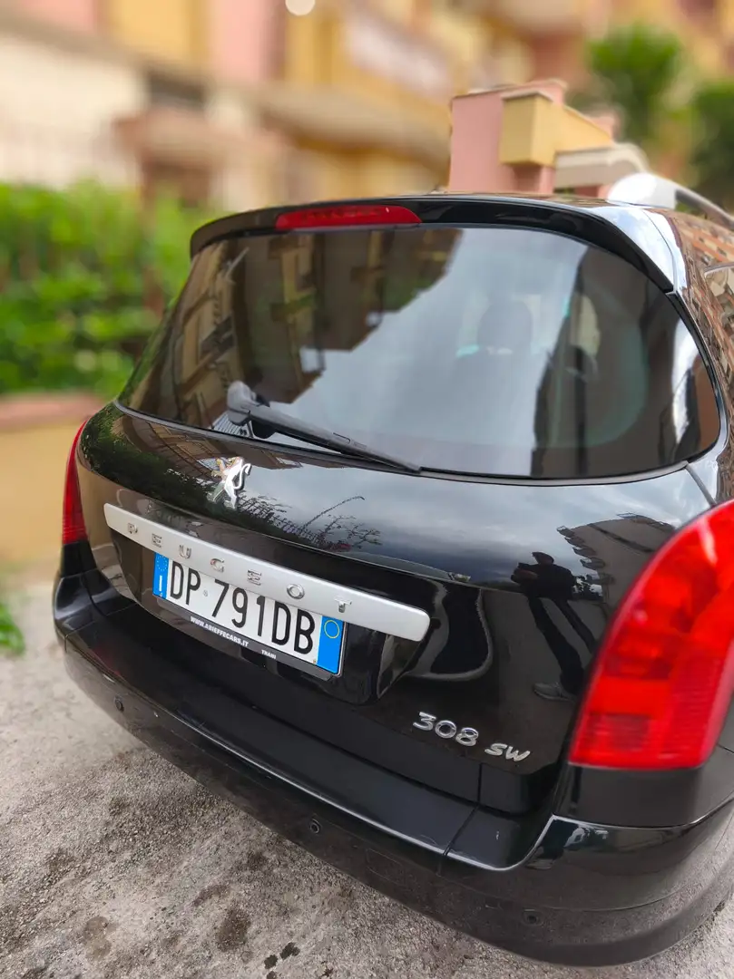Peugeot 308 308 I 2007 SW SW 2.0 hdi 16v Feline Ciel fap Nero - 2