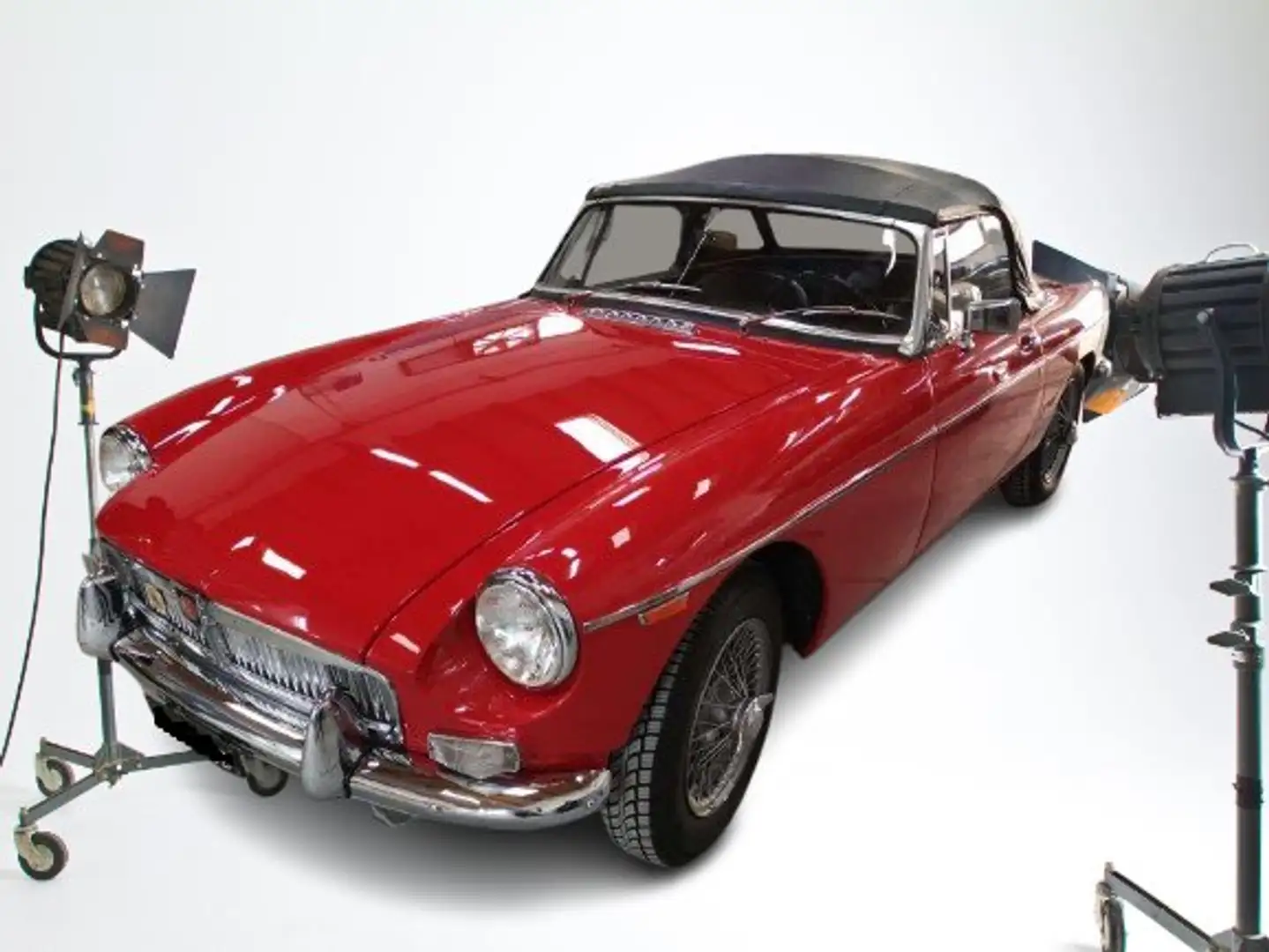 MG MGB 1.800 CON OVERDRIVE TARGA ORO ASI Rosso - 1