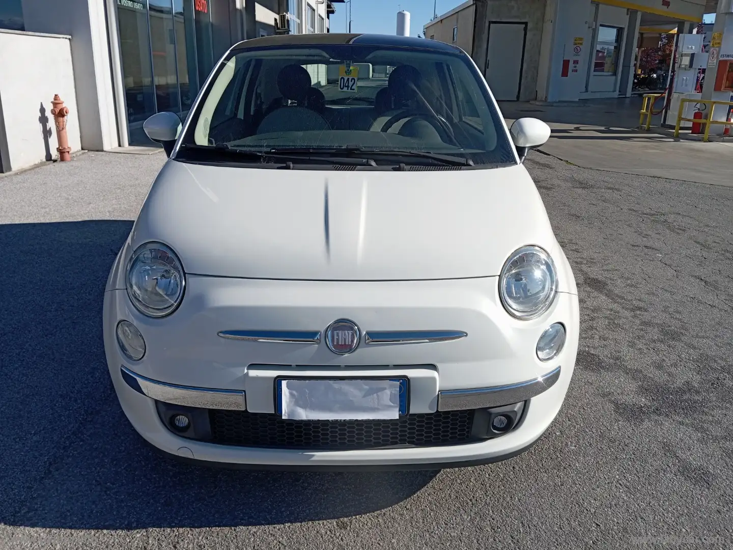 Fiat 500 1.2 Lounge Blanc - 2