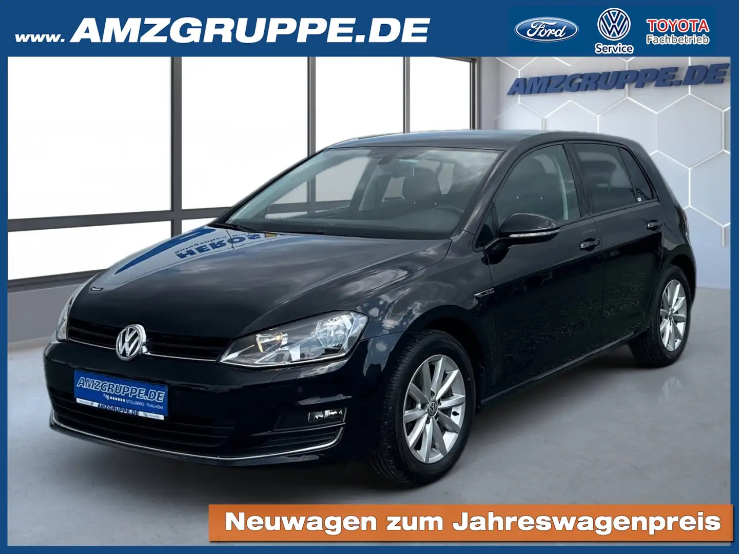 Volkswagen Golf 1.4 TSI Lounge 5tg Tempomat+PDC+Winterpak Schwarz - 1