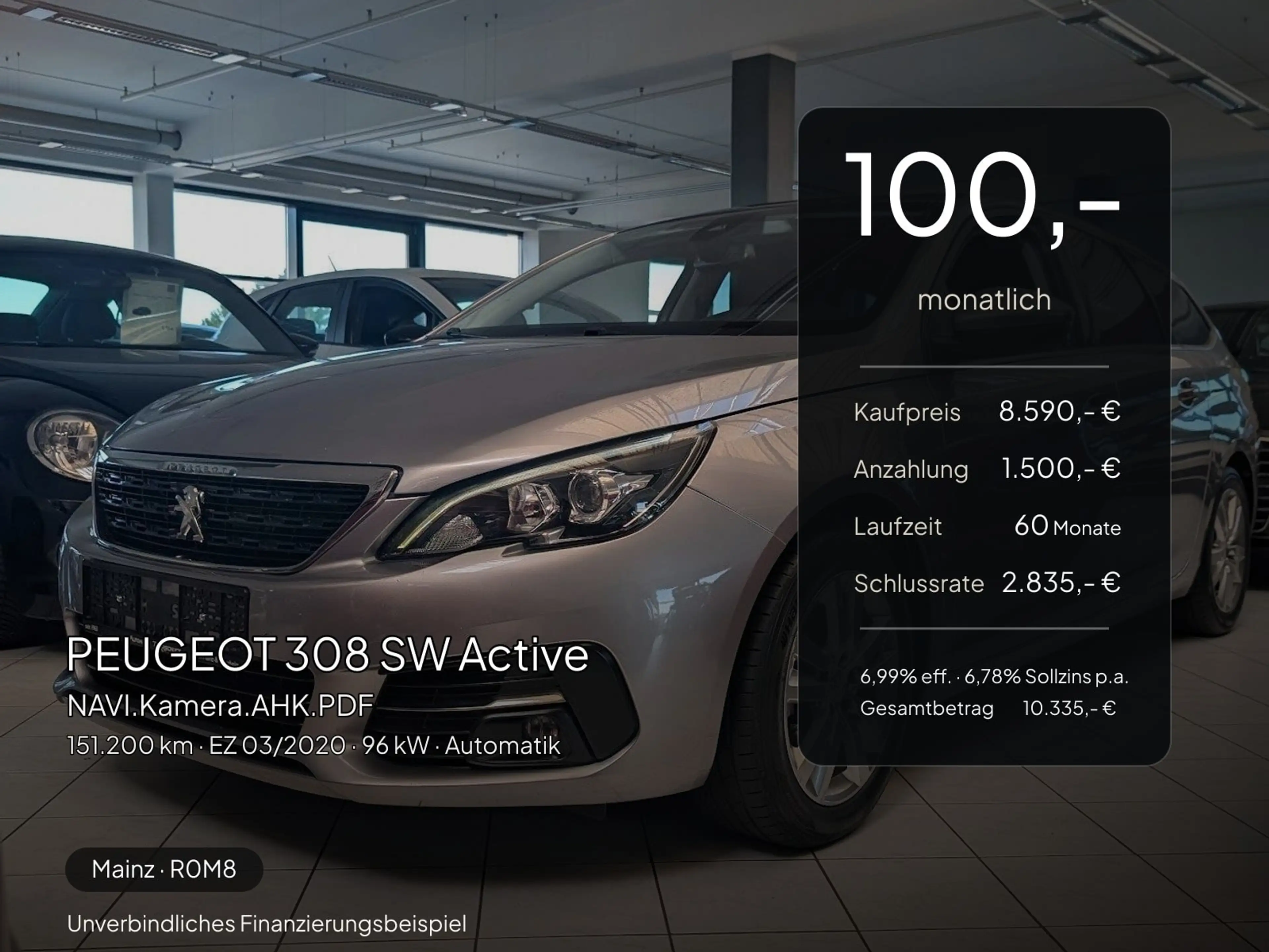 Peugeot 308 308 SW Active NAVI.Kamera.AHK.PDF — photo 2