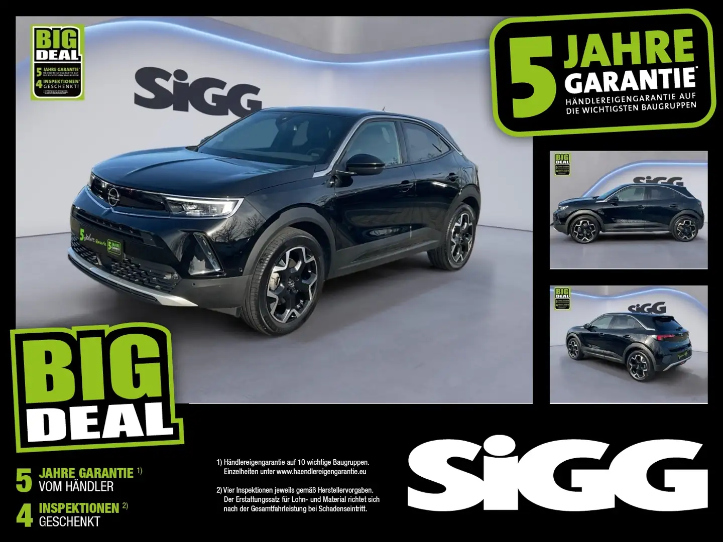 Opel Mokka-E Mokka e Ultimate inkl. gratis 11kw Wallbox!!! Schwarz - 1