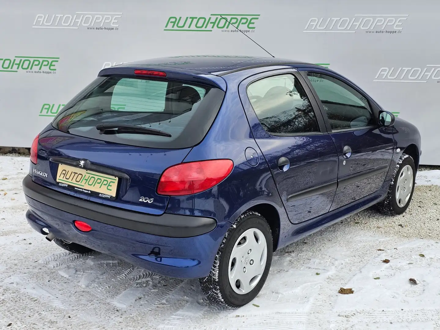 Peugeot 206 Premium, Klima, Allwetterräder Blau - 2