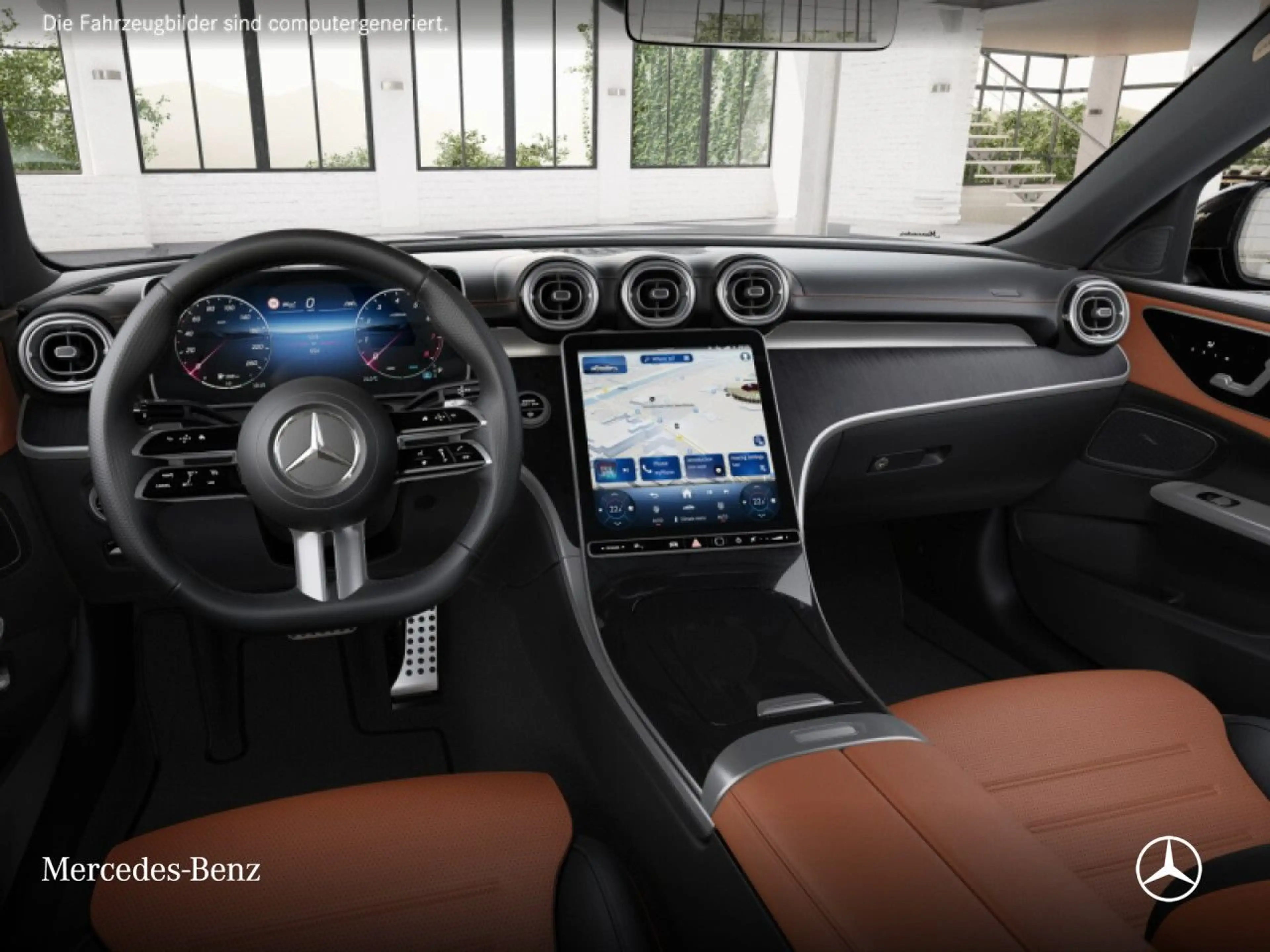Mercedes-Benz C 180 AMG+NIGHT+PANO+360+LED+TOTW+KEYLESS+9G — photo 9