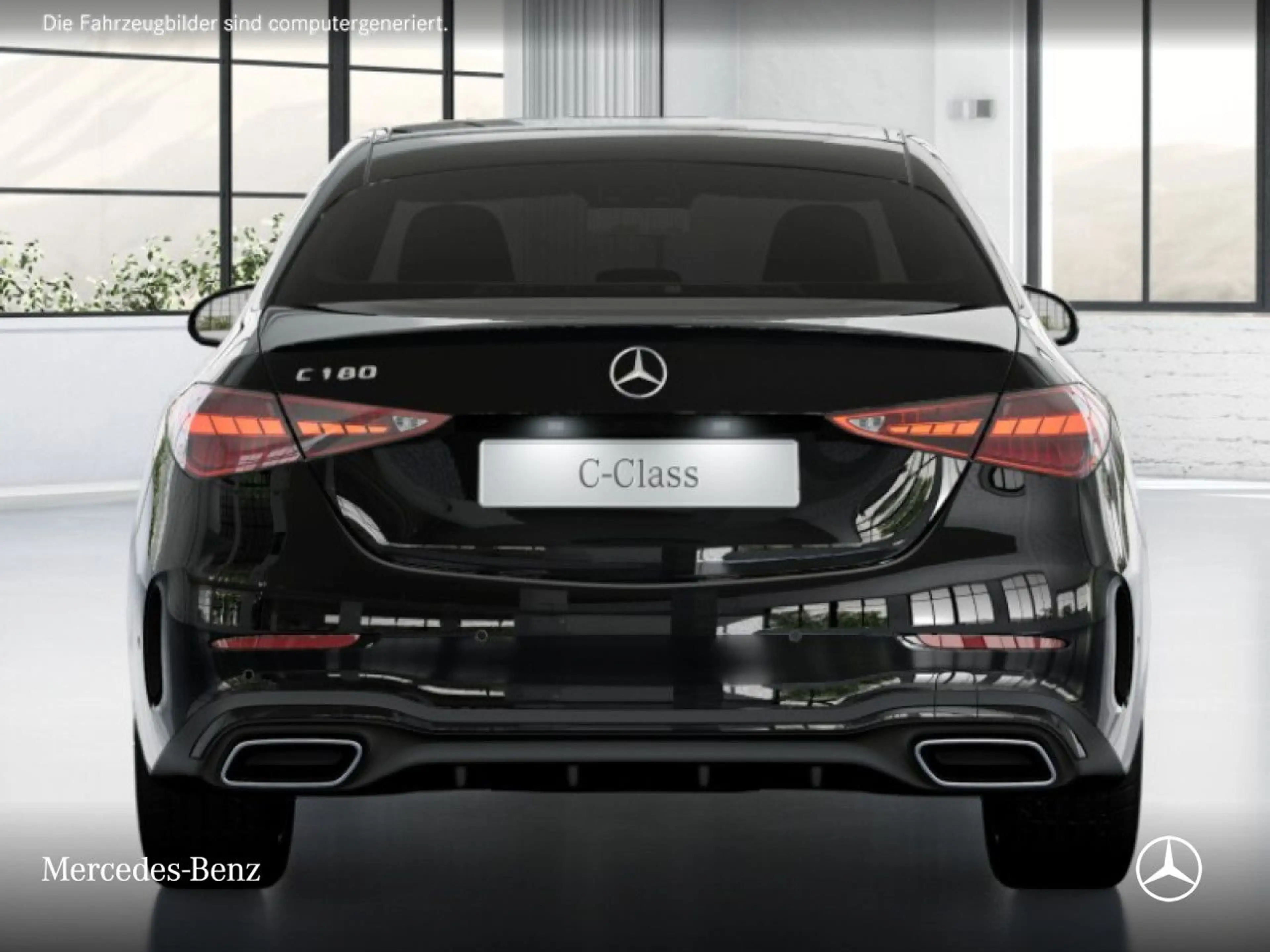 Mercedes-Benz C 180 AMG+NIGHT+PANO+360+LED+TOTW+KEYLESS+9G — photo 7
