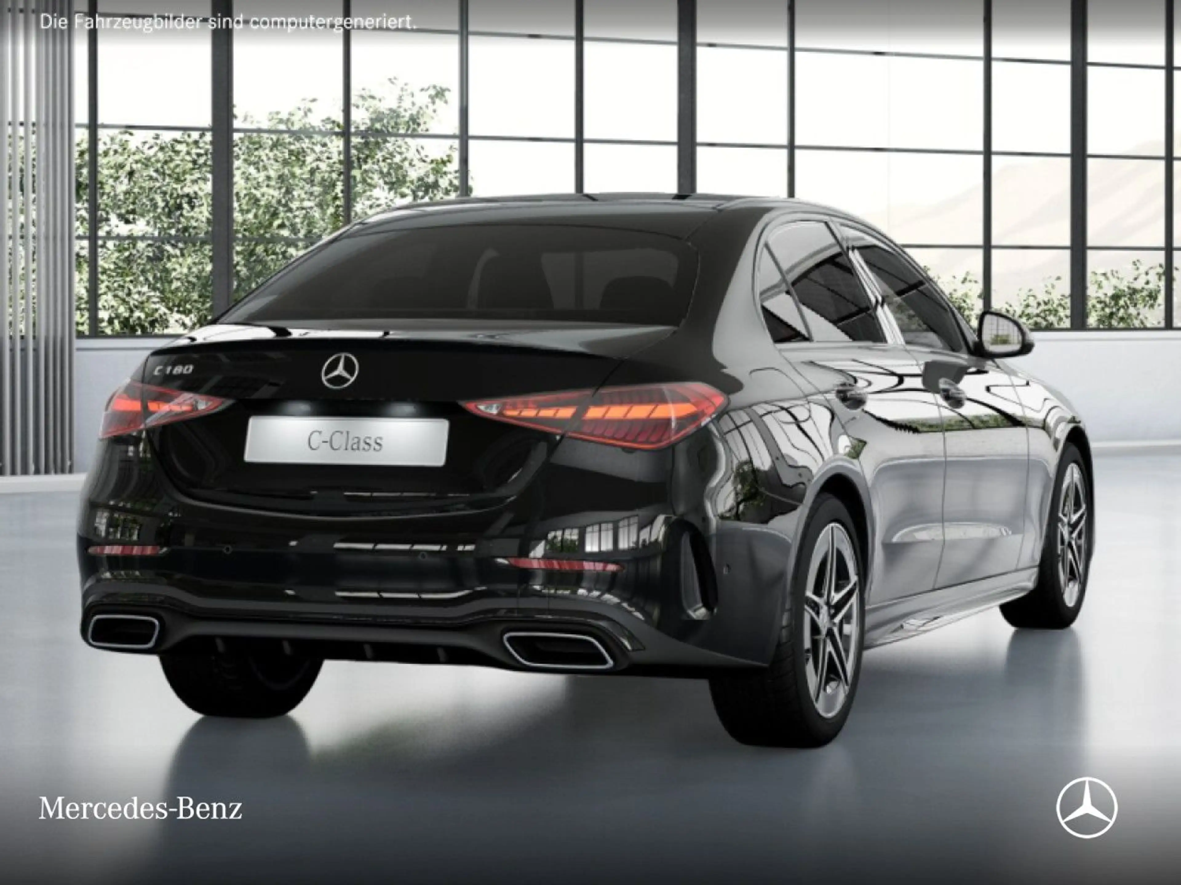 Mercedes-Benz C 180 AMG+NIGHT+PANO+360+LED+TOTW+KEYLESS+9G — photo 4