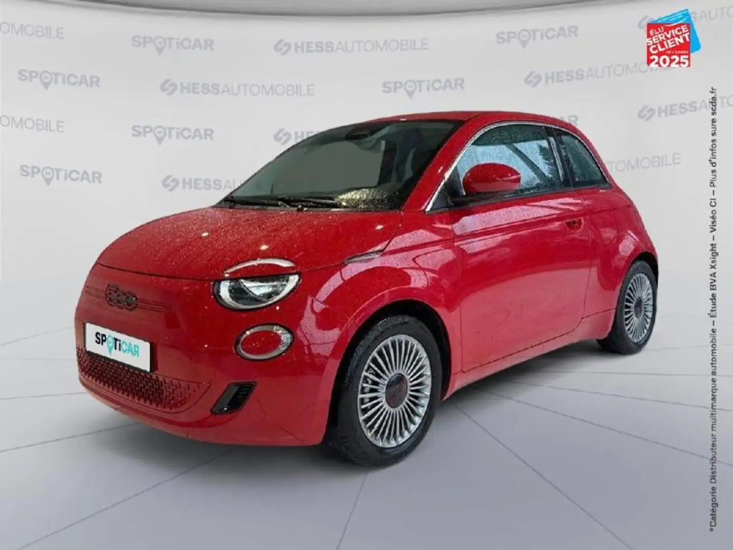 Fiat 500e e 95ch (RED) (step1) GPS Camera Rojo - 1