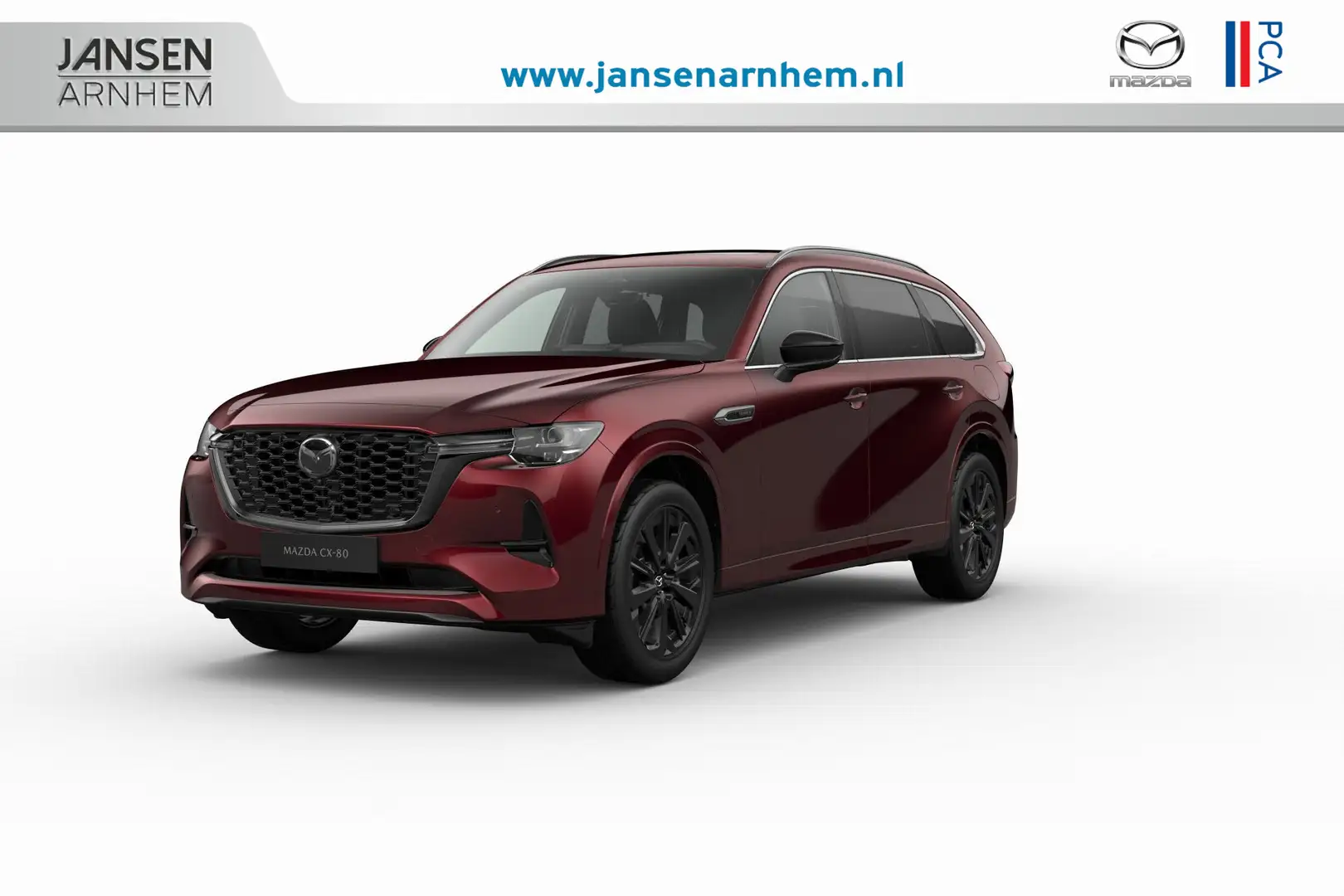 Mazda CX-80 Mazda Homura Plus | 12,3-inch TFT-kleurendisplay m Rosso - 1