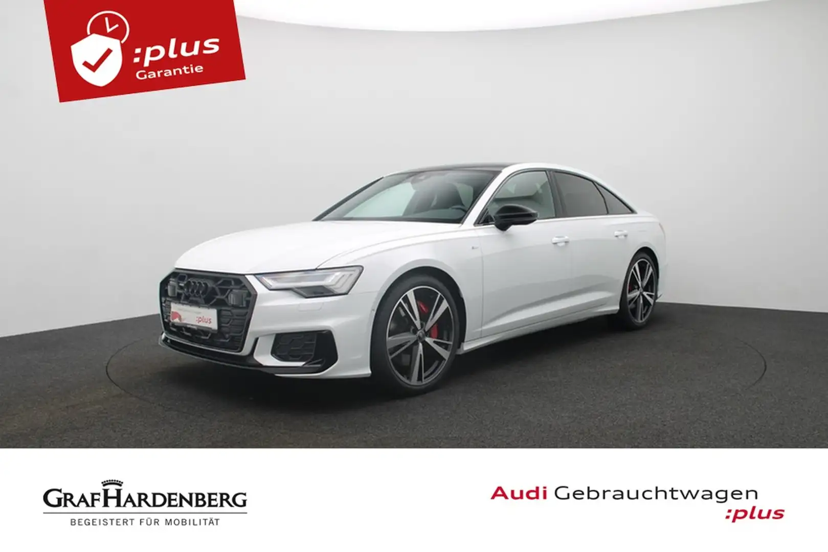 Audi A6 Lim. 55 TFSI e quattro S line LED Navi B&O Blanc - 1