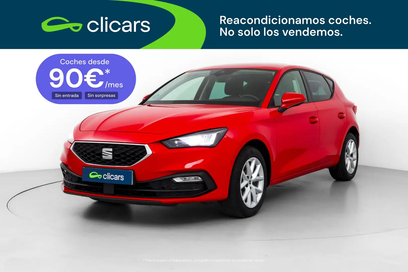 SEAT Leon 1.0 eTSI S&S Style DSG-7 110 Rojo - 1