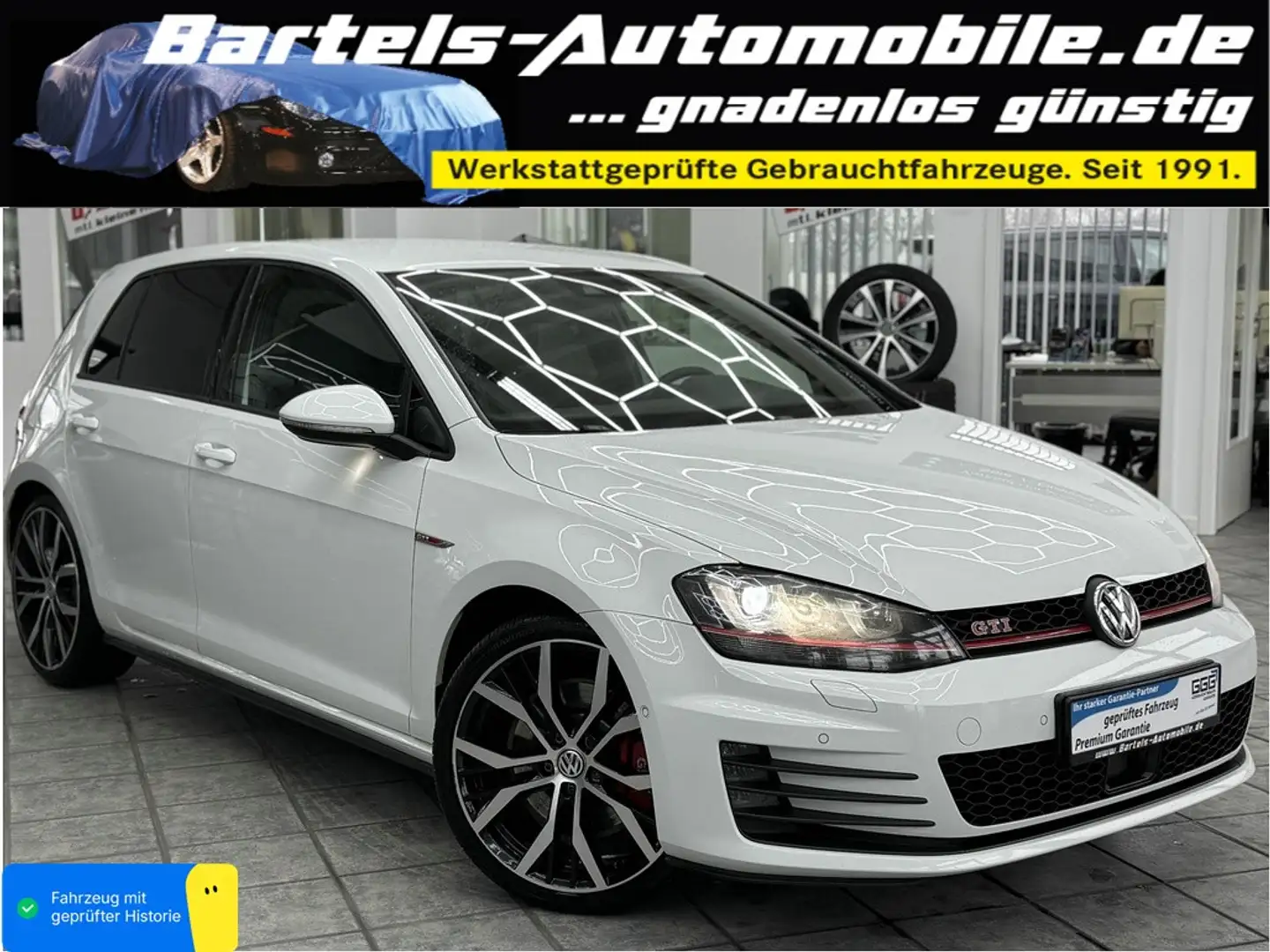 Volkswagen Golf VII GTI Performance 2.0 TSI, DSG, Leder Weiß - 1