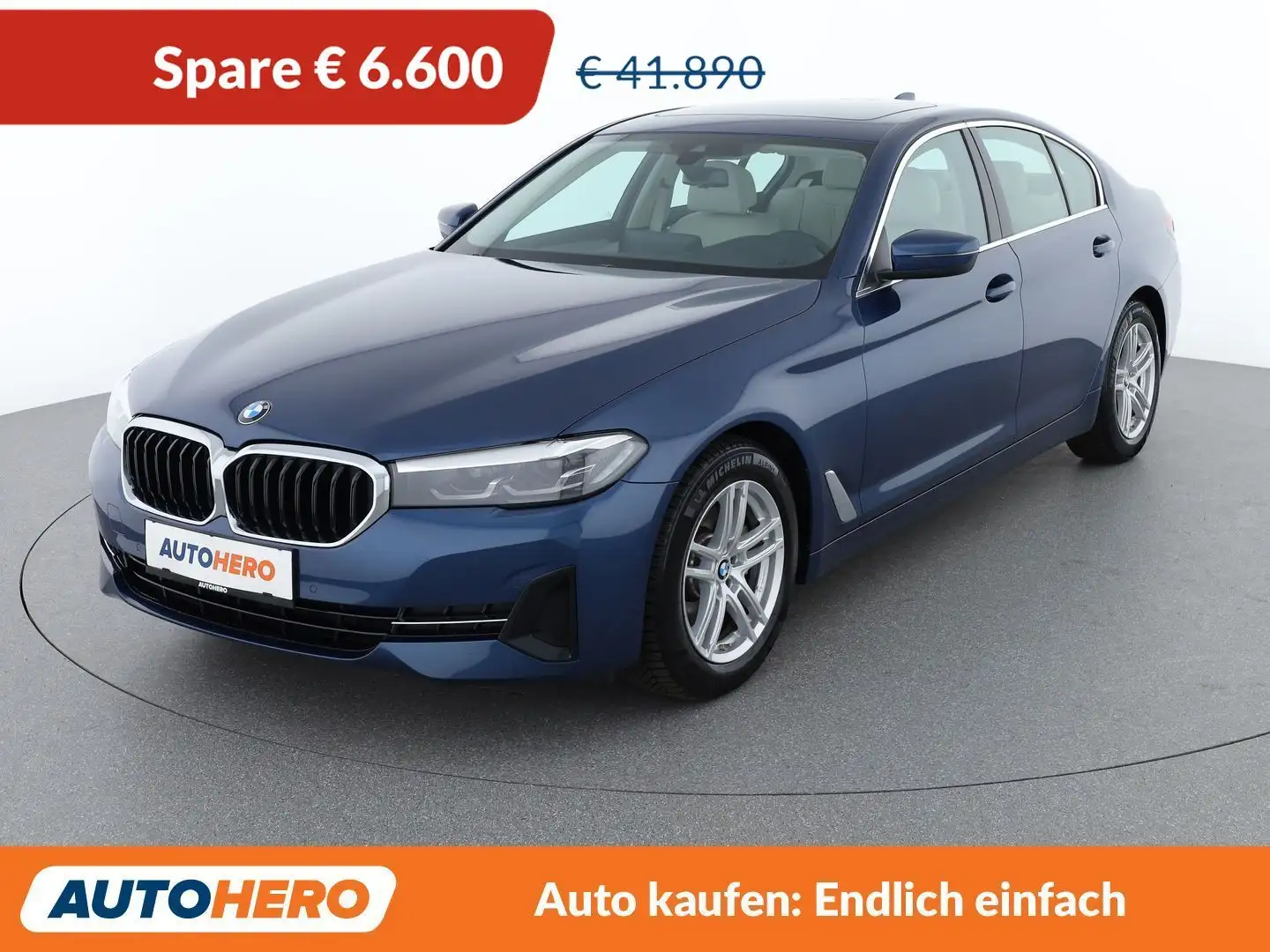 BMW 520 520d Mild-Hybrid xDrive Blau - 1