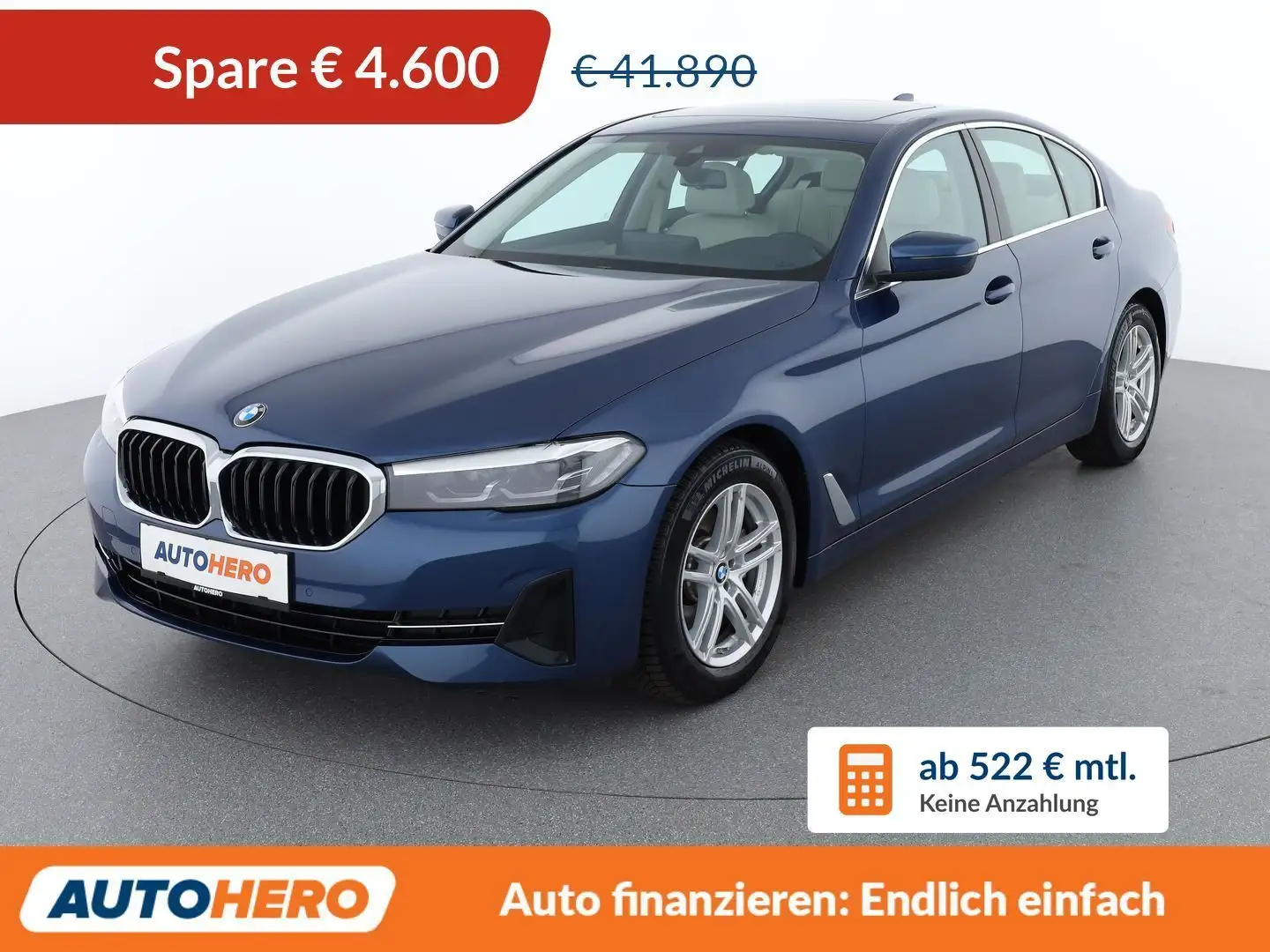 BMW 520 520d Mild-Hybrid xDrive Blau - 1
