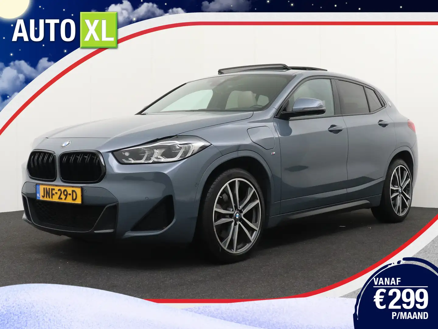 BMW X2 xDrive25e 220PK M-Sport High Exe Pano-dak Adapt.Cr Grijs - 1