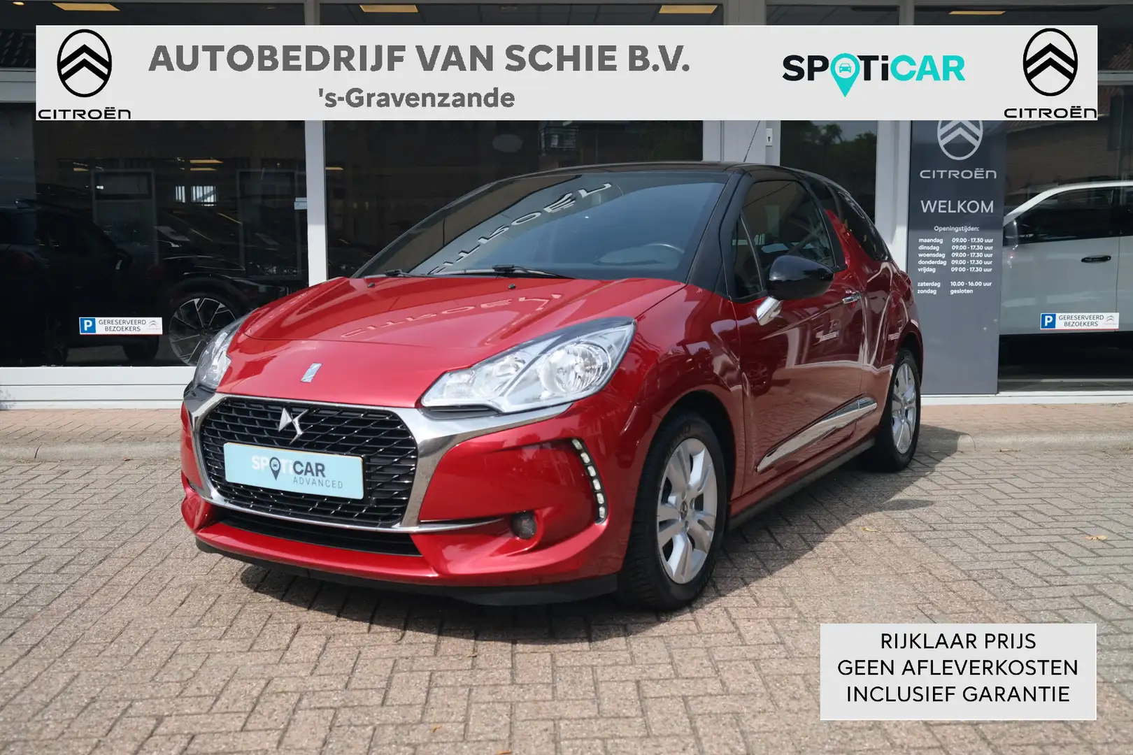 DS Automobiles DS 3 1.2 PureTech So Chic Navi | Sensoren | Sportstoele Rouge - 1