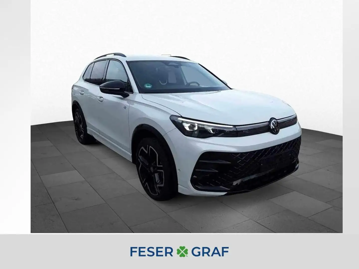 Volkswagen Tiguan 2.0 TDI DSG R-Line BLACK NAVI IQ.LIGHT Weiß - 1