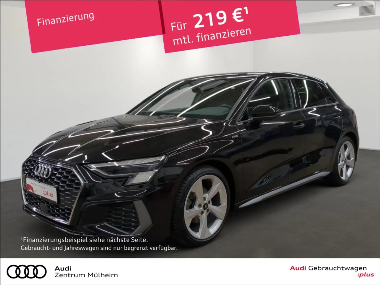 Audi A3 Sportback 35 TDI S line Navi Matrix LED Pano Schwarz - 1