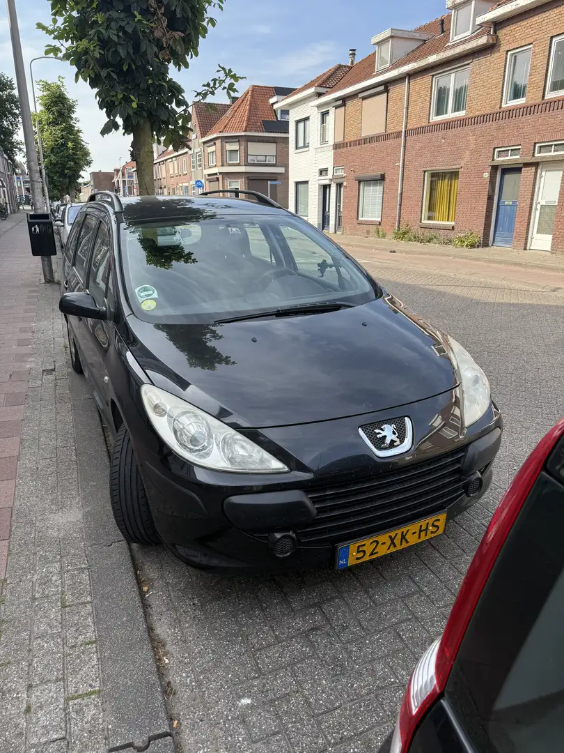 Peugeot 307 1.6-16V D.Sign Zwart - 1