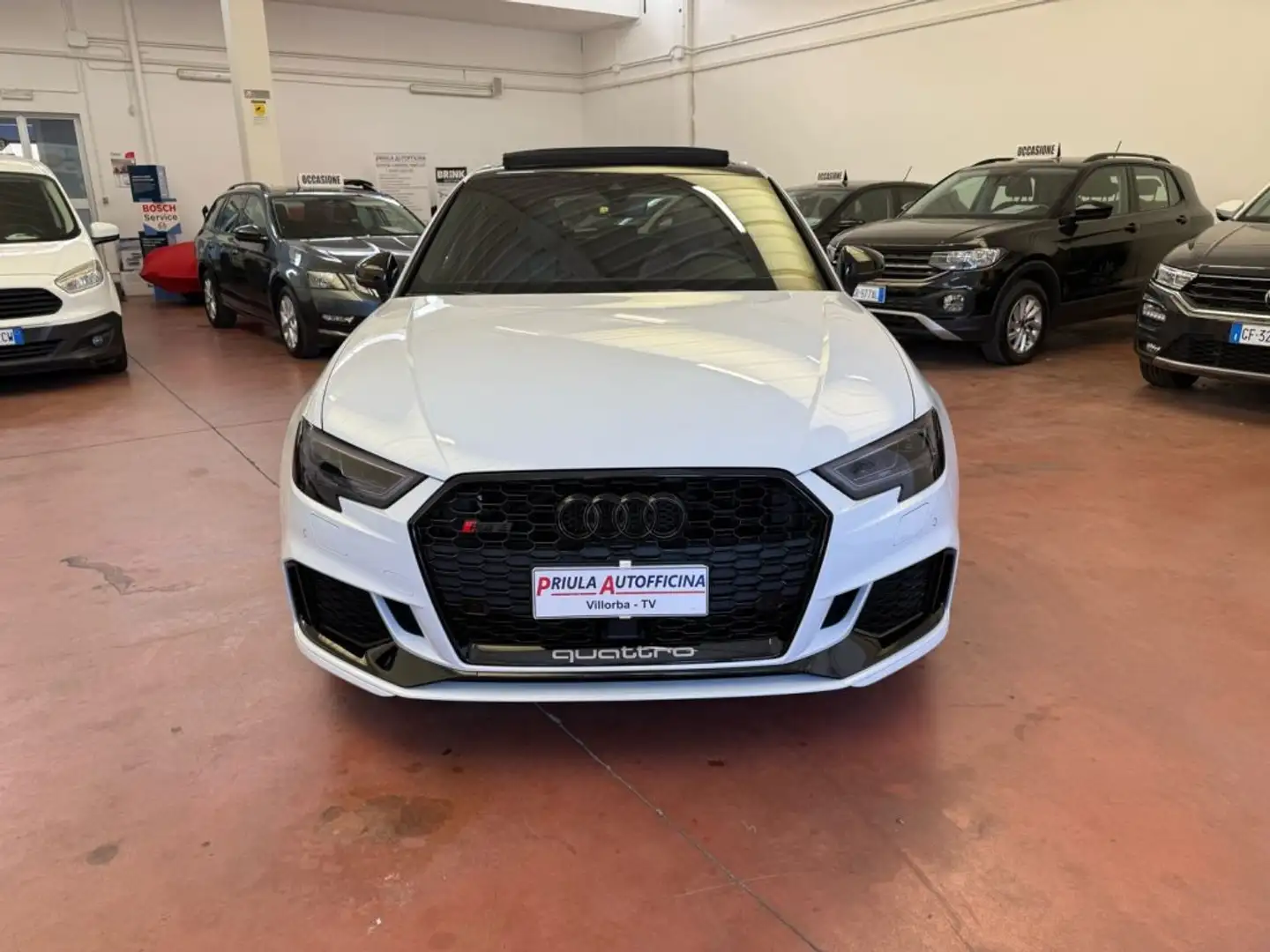 Audi RS 3 SPB Pelle*Tetto*Radar 19.900km Bianco - 2
