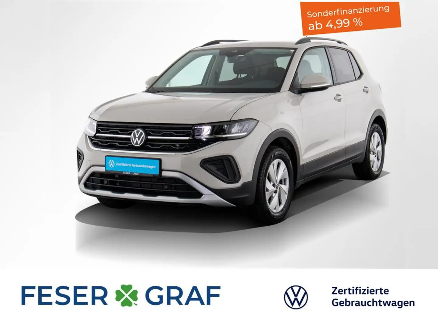 Volkswagen T-Cross 1.0 TSI Life DSG AHK / Kamera / ACC Grau - 1