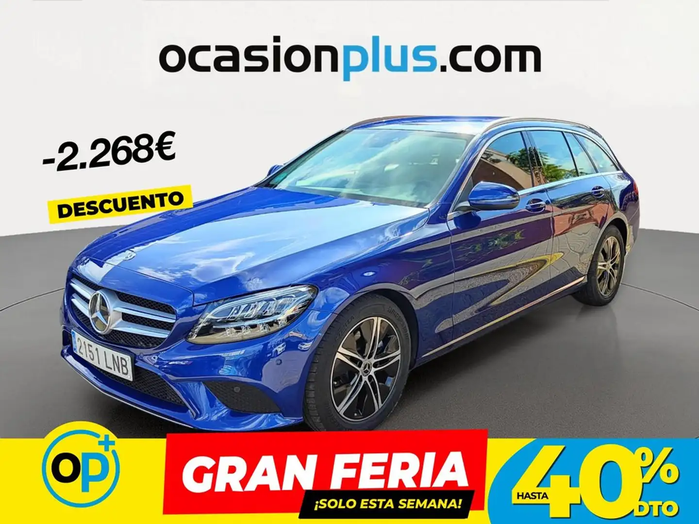 Mercedes-Benz C 220 Estate 220d 9G-Tronic Azul - 1