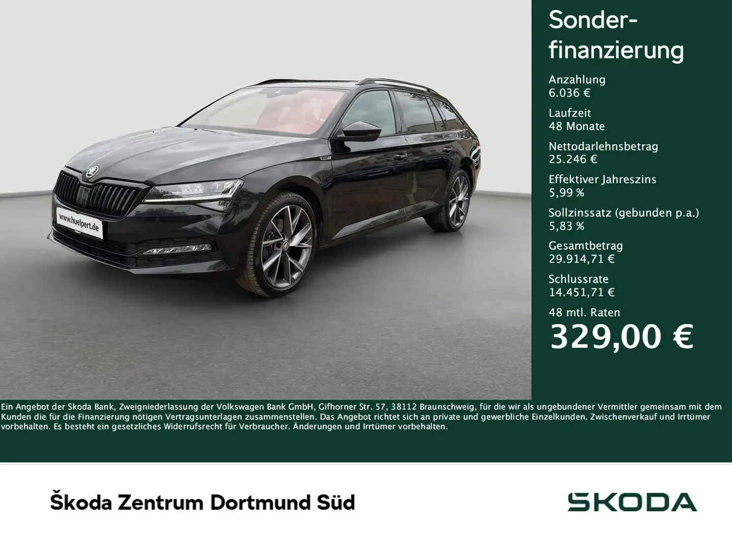 Skoda Superb Combi 2.0 SPORTLINE AHK 360°CAM ACC LM19 Noir - 1
