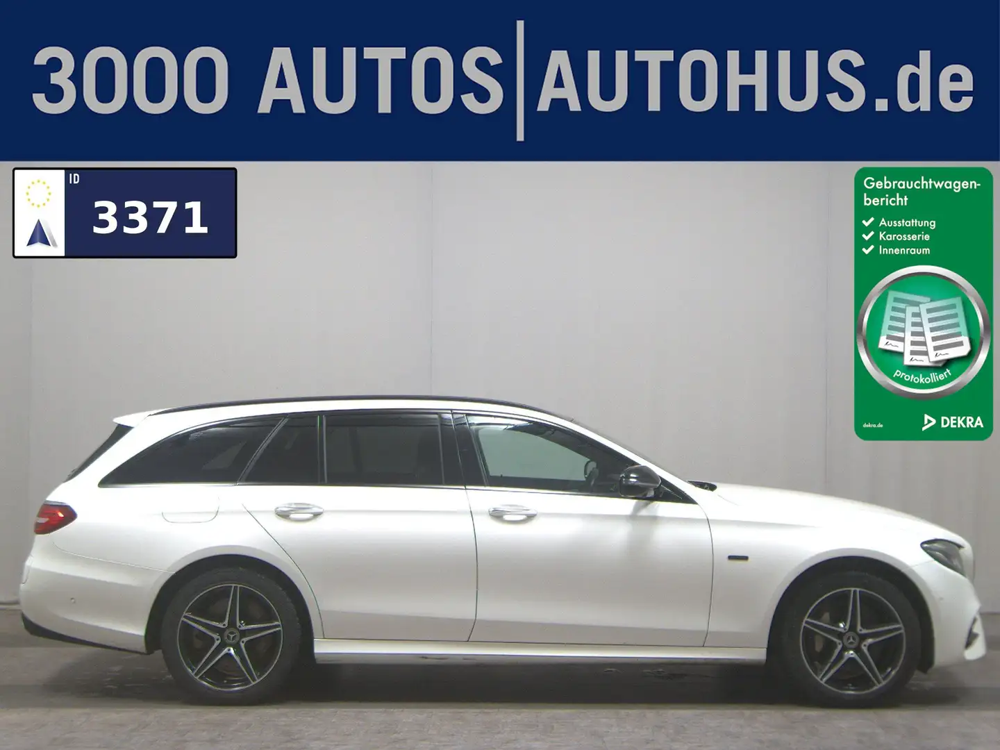 Mercedes-Benz E 300 T de AMG-Line Navi MB-LED Wide Pano Burm. Blanc - 1