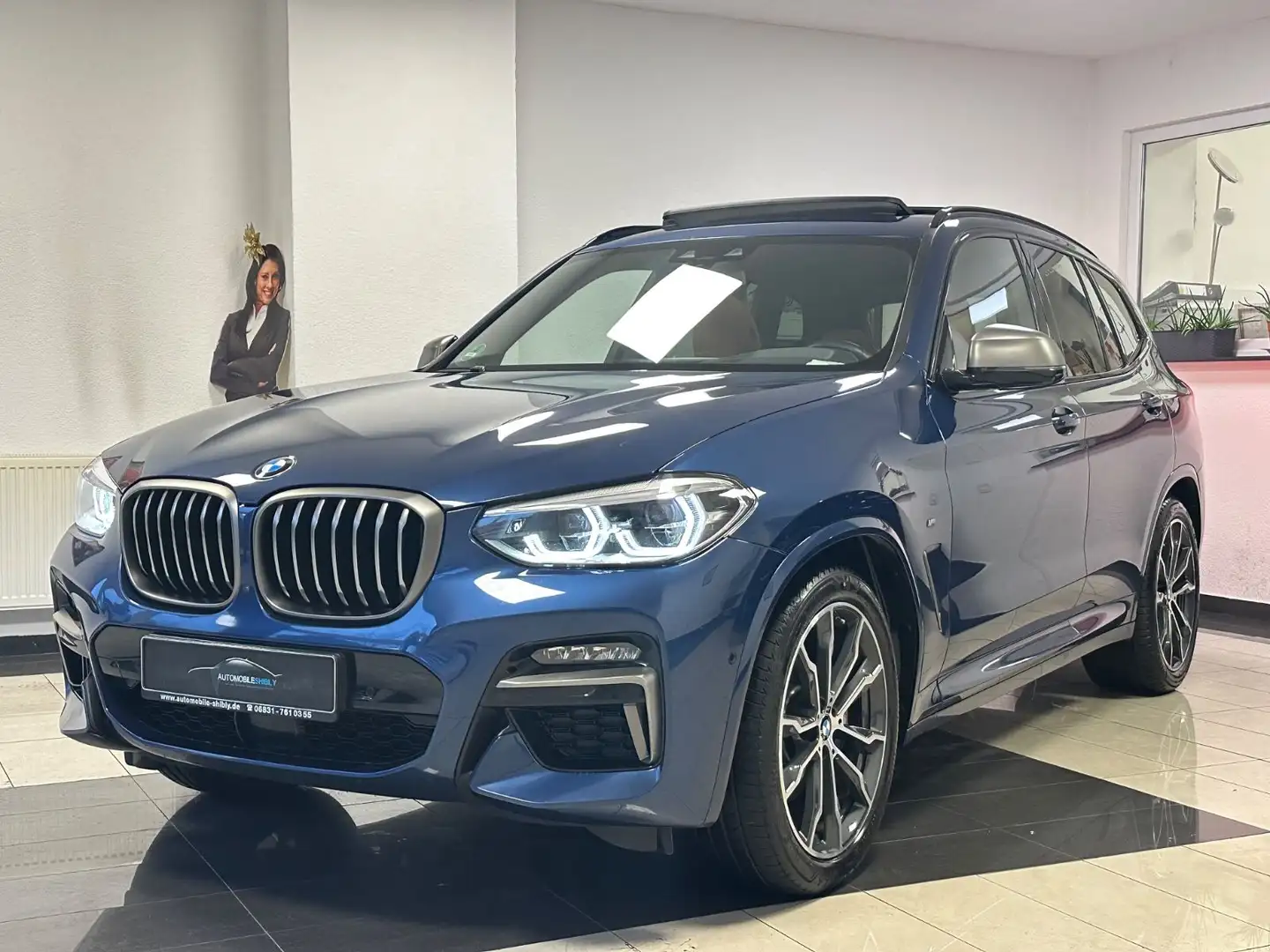 BMW X3 M i Head-Up, LED, PANORAMA Albastru - 1