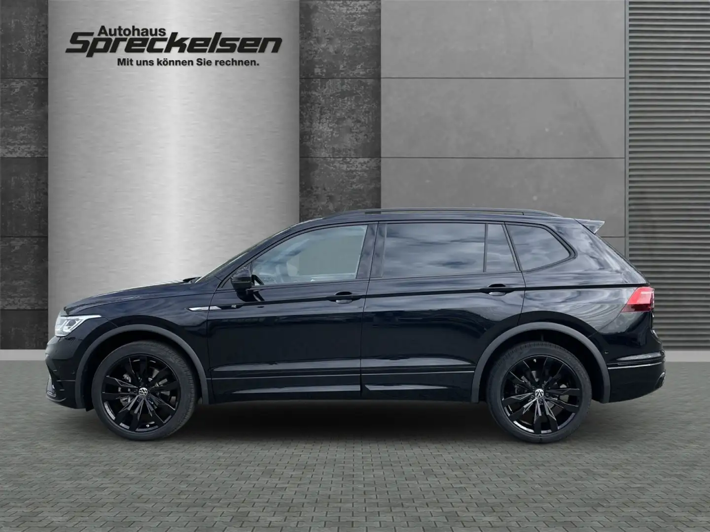 Volkswagen Tiguan Allspace 2.0 TDI++R-Line ++Panormadach++Vollleder++ Klima Schwarz - 2
