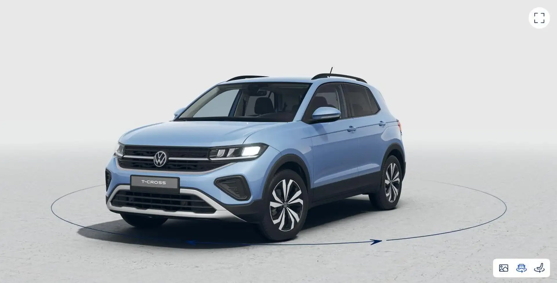Volkswagen T-Cross 1.0 TSI DSG Limited  LED*AHK*ACC*Kamera Blau - 1