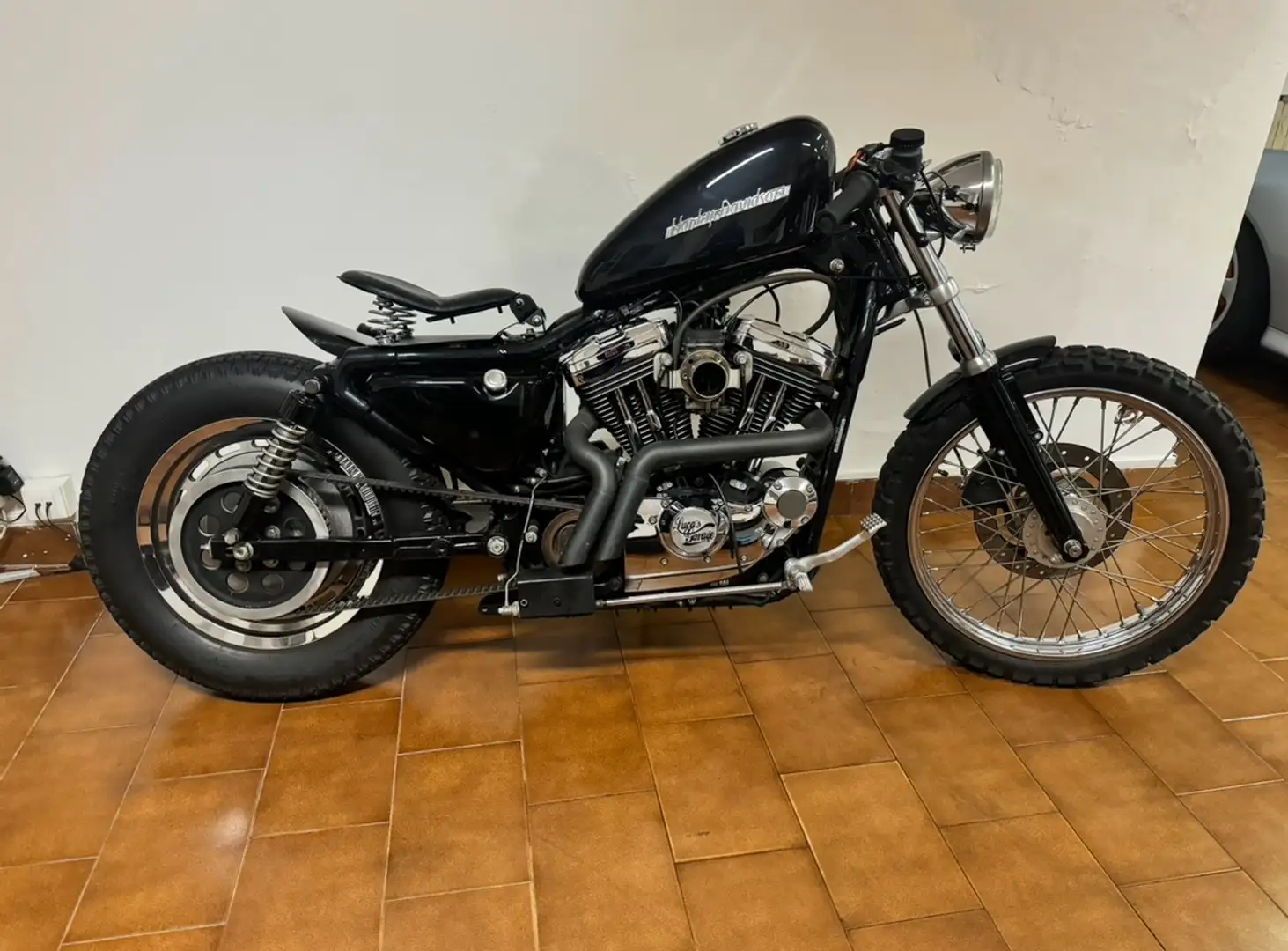 Harley-Davidson 1200 Custom XL 1200 C   CAFE’ RACER Negro - 2