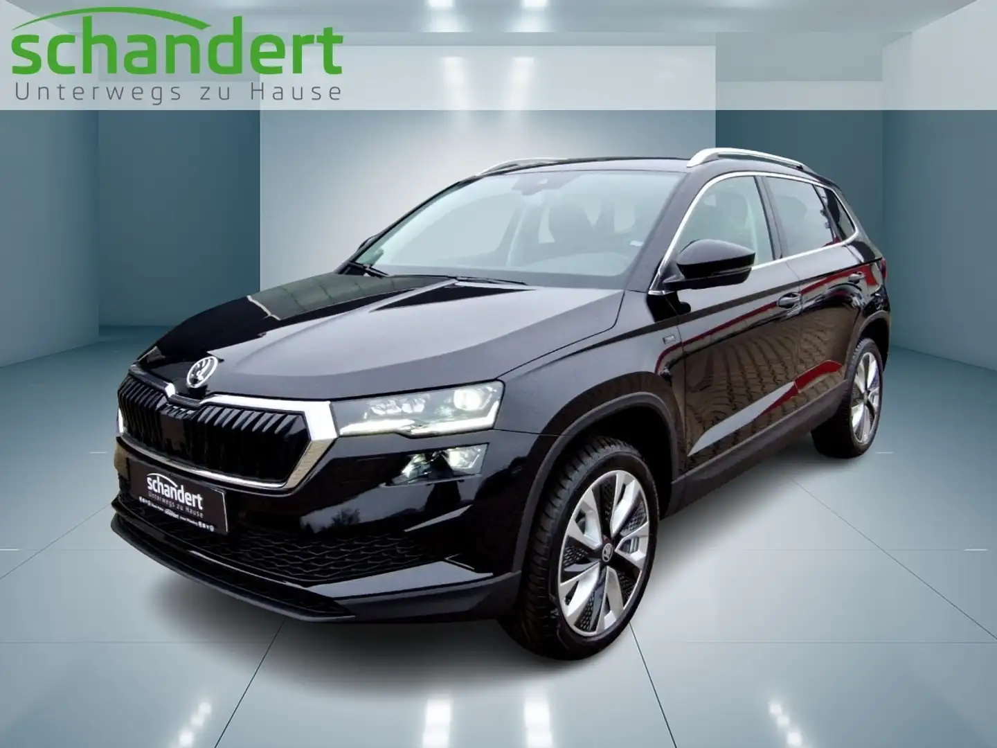 Skoda Karoq 1.5 TSI Tour DSG Matrix Navi AHK ACC Klimaautomt Noir - 1
