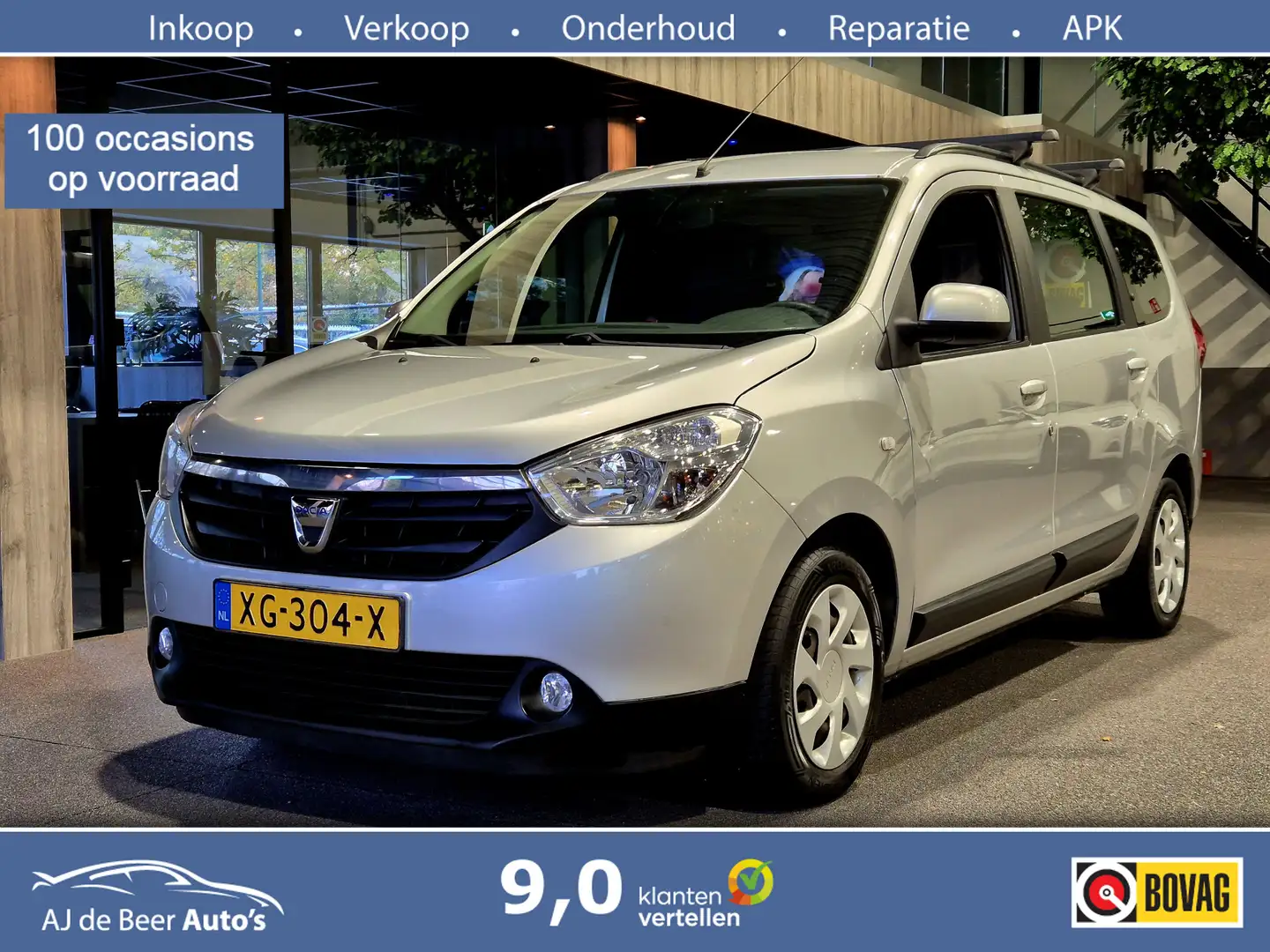 Dacia Lodgy 1.2 TCe Lauréate 7p. Cruise | Airco | Trekhaak Grau - 1
