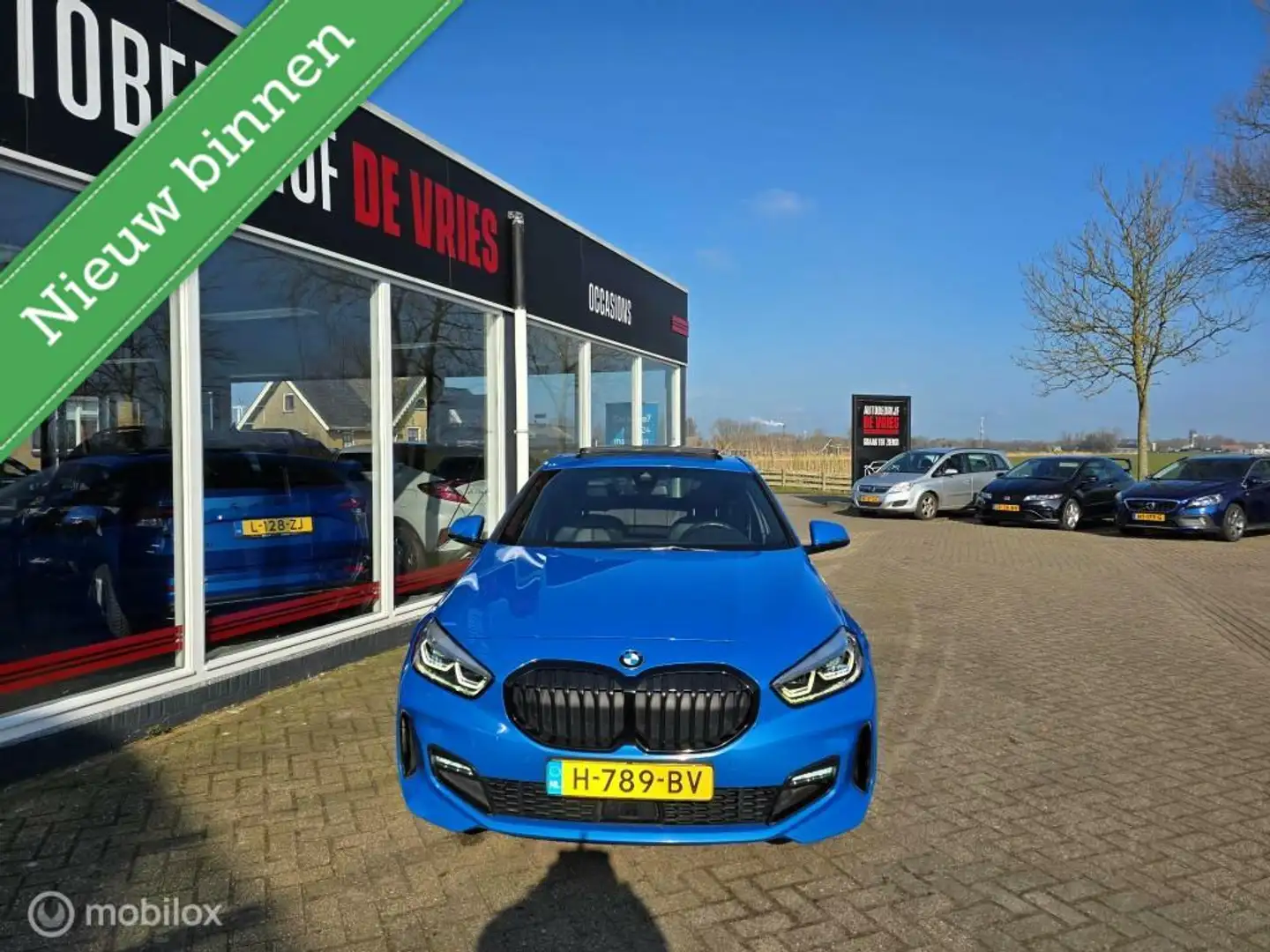 BMW 118 1-serie 118i M Sport Full Options ACC/Pano/Stoelve Blauw - 2