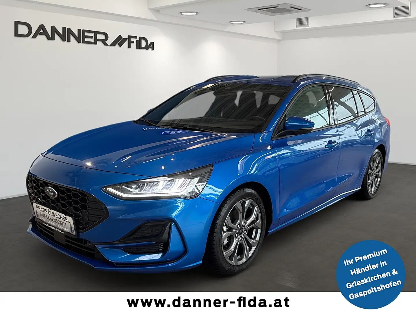 Ford Focus Kombi ST-Line X 120PS Diesel/EcoBlue Automatik ... Blauw - 1