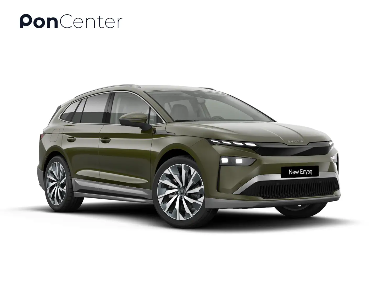 Skoda Enyaq Business Edition 210 kW / 286 PK Groen - 1